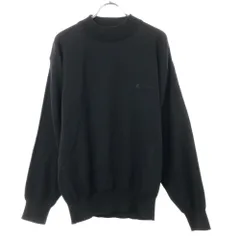 LANCEL ランセル 日本製 ウール 長袖 セーター ブラック ニット メンズ 古着のサムネイル