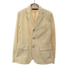 RALPH LAUREN ラルフローレン 日本製 テーラードジャケット 7 アイボリー系 肩パット付き レディース 古着