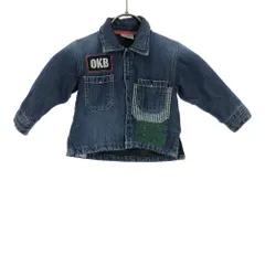 OSHKOSH オシュコシュ ワッペン 長袖 デニム 中綿ジャケット 80 ジージャン キッズ 古着のサムネイル