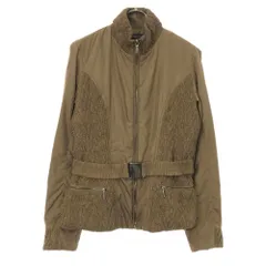 ZARA WOMAN ザラウーマン ジップジャケット L ブラウン ベルト付 レディース 古着のサムネイル