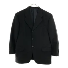 Pierre Cardin ピエールカルダン 日本製 ウール ストライプ テーラードジャケット SM 100 グレー系 メンズ 古着のサムネイル