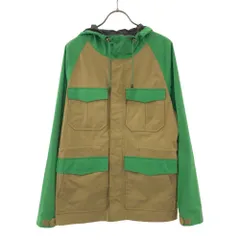 Levi's リーバイス マウンテンパーカー S ベージュ×グリーン ジャケット メンズ 古着のサムネイル