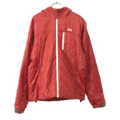 HELLY HANSEN ヘリーハンセン キルティングジャケット M レッド 中綿 メンズ 古着のサムネイル