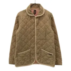 LAVENHAM ラベンハム 英国製 キルティングジャケット 36 ベージュ サイドベンツ レディース 古着のサムネイル