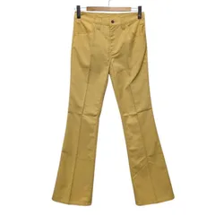 70s Levis リーバイス スタープレスト スタプレ ベルボトム フレアパンツ ブーツカット イエロー系 G00154のサムネイル