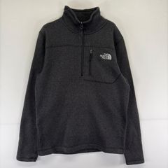 古着 ザ・ノースフェイス THE NORTH FACE フリース トレーナー ハーフジップ 胸ポケット ベターセータータイプ ワンポイント S グレー メンズのサムネイル