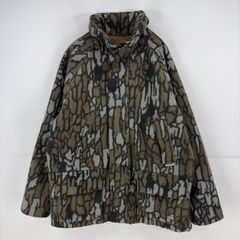 古着 フィールドライン FIELD LINE USA製 フリースジャケット 中綿 カモフラ リアルツリー XL ブラウン系 カモフラージュ(迷彩) メンズのサムネイル