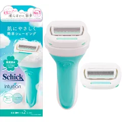 Schick(シック) イントゥイション 敏感肌用 ホルダー(刃付き+替刃1コ入) 女性用 カミソリ グリーン 1のサムネイル