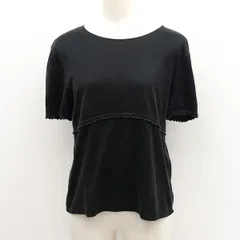 CHANEL / シャネル ◆半袖カットソー Tシャツ ビーズ ブラック SIZE：40 P52412V33521 【レディース/LADY/女性/婦人】ブランド【中古】のサムネイル