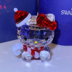 キティ スワロフスキー サンタ クリスマス 新品 美品 SWAROVSKI 箱付