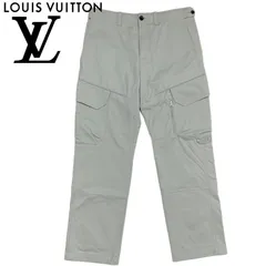 【中古】LOUIS VUITTON/ルイヴィトン パンツ RM191M IJX HGP13W グレー系 サイズ40 リフレクター付 コットン シルク イタリア製のサムネイル