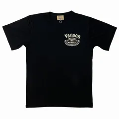 VANSON REDSTAR DRY Tシャツ (吸汗 速乾素材) 886V099  BLACK ドライ バンソンのサムネイル
