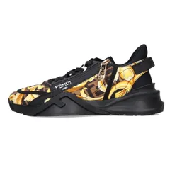 フェンディ ×ヴェルサーチェ Versace ズッカ柄ローカットスニーカー メンズ 8のサムネイル