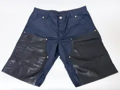 Chrome Hearts クロムハーツ クロスパッチレザー CARPENTER カーペンター ハーフパンツ ショーツ ブラック サイズ:36 未使用品のサムネイル