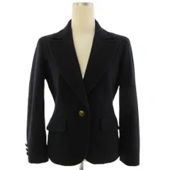 バーバリー ロンドン BURBERRY LONDON テーラードジャケット 紺ブレ ウール 1B ネイビー 38 ■GY09のサムネイル