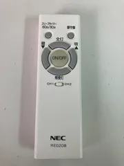 NEC シーリングライトリモコン RE0208のサムネイル