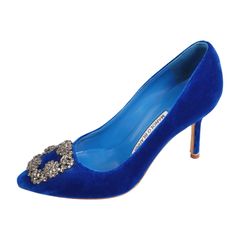 미사용 마노로 브래니크 Manolo Blahnik 펌프스 한기시 베로