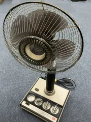 L009-SA7-159 Toshiba 東芝 CRYSTAL ZEPHYR クリスタルゼファー COLD STATE ソリッドステート 扇風機 SF-30S 金属製のヴィンテージ家電 レトロ ※動作確認済みのサムネイル