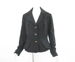 Vivienne Westwood × COMME des GARCONS ◆ テーラードジャケット 黒 UK12サイズ ヴィヴィアンウエストウッド コムデギャルソン ◆GG63のサムネイル