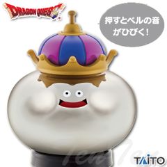 【新品 未開封】ドラゴンクエスト AM ベル付きフィギュア B：メタルキング 【 即納品 正規品 】 ドラクエ メタルキング ベル グッズ 雑貨 呼び出しベル チンベル プライズ タイトー
