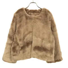 FREAK'S STORE フリークスストア フェイクファー ジャケット F ブラウン系 レディース 古着のサムネイル