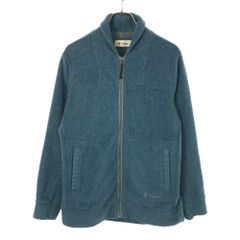 Foxfire フォックスファイヤー アウトドア フリースジャケット M ブルー系 サーマルセーブル フルジップ レディース 古着