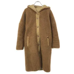 ALPHA INDUSTRIES INC アルファインダストリーズ リバーシブル ボアコート FREE ブラウン レディース 古着のサムネイル