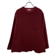 HEAD PORTER PLUS ヘッドポータープラス 日本製 長袖 カットソー M レッド系 メンズ 古着のサムネイル