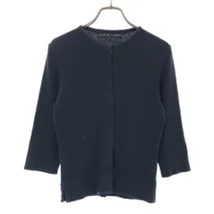 RALPH LAUREN ラルフローレン 7分袖 カーディガン M ネイビー カットソー 日本製 レディース 古着のサムネイル