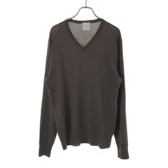 MACKINTOSH PHILOSOPHY マッキントッシュフィロソフィー 三陽商会 ウール 長袖 Vネック セーター 40 ブラウン ニット メンズ 古着のサムネイル