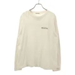 MILKFED. ミルクフェド ロゴプリント 長袖 Tシャツ ONE SIZE ホワイト ロンT メンズ 古着のサムネイル