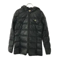 LACOSTE ラコステ 長袖 フード ダウンジャケット 34 ブラック レディース 古着のサムネイル