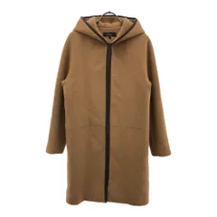 JOURNAL STANDARD relume ジャーナルスタンダードレリューム フード付 ウールブレンド コート S ベージュ系 ジップアップ レディース 古着のサムネイル