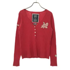 ZOY ゾーイ 長袖 セーター 38 レッド系 ニット レディース 古着のサムネイル
