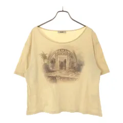 ACNE アクネ レイビームス プリント 半袖 Tシャツ XS ベージュ Ray BEAMS レディース 古着のサムネイル
