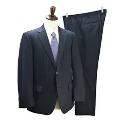 HIROKO KOSHINO homme collection SILK MIX FIBER 2つボタン シングルスーツ BB6 L ダークネイビー 春秋冬 4107400231-39 6NG091 【送料無料】【中古】【メンズビジネス】202607のサムネイル