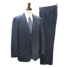 LANVIN ランバン 2パンツ 2つボタン シングルスーツ 袖口3つボタン A8 XL グレー系 灰色系 ワンタック 春夏 568-558 6NG098 【送料無料】【中古】【メンズビジネス】202607のサムネイル