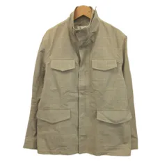 メンズビギ MEN'S BIGI スタンドカラージャケット 上着 M ベージュ 茶 ブラウン チェック柄 長袖 アウター /YU ■GY08のサムネイル