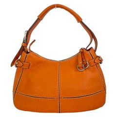 LONGCHAMP シボ革 ロゴ型押し ワンショルダー ホーボー - メルカリ