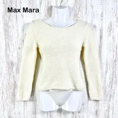 MAX MARA WEEKEND LINE マックスマーラウィークエンドライン ウォッシャブルウール ガーター編み セーター ホワイトのサムネイル