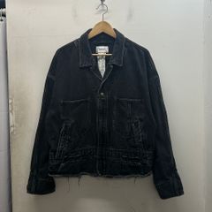 doublet ダブレット 18SS SILK DENIM BLOUSON CUT OFF JUMP SUIT