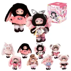 TOP TOY × Nommi「ピンクエネルギー」シリーズ ぬいぐるみ ペンダント【1ピース】かわいい ガチャガチャ ブラインド ボックス フィギュア プラモデル プレミアム おもちゃソフビ 誕生日 プレゼント オリジナル キャラクター クリスマス ギフトコeのサムネイル