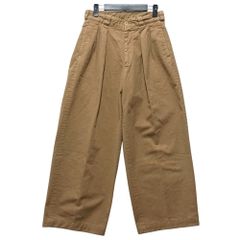 MINEDENIM マインデニム 2502-7003-60-302 E.Wide Chino TRS エクストラワイド チノトラウザーズ パンツ ベージュ サイズ 7 正規品 / 55777 MINEDENIM マインデニム 2502-7003-60-302 E.Wide Chino TRS