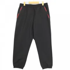 【大決算】 バーバリー ボトムス メンズ ロゴ ストレートパンツ BURBERRY 48 8012110 ブラック 黒 レッド 赤 ウール  モヘア   美品【中古品】のサムネイル