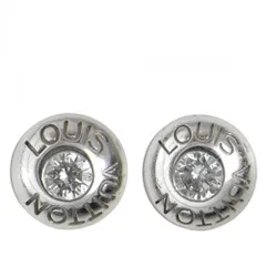 【大決算】 ルイヴィトン ピアス レディース ピュス ドレイユ クルー ジュエリー アクセサリー ラウンド 18金WG Au750 LOUIS VUITTON K18ホワイトゴールド    ダイヤモンド Q96001 約2.8g【中古品】のサムネイル