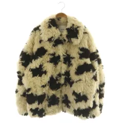 クラネ CLANE 24AW COW BOA BLOUSON カウ ボアブルゾン フェイクファージャケット 1 アイボリーダークブラウン /ES ■OS ■SHのサムネイル