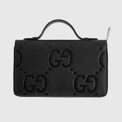 GUCCI グッチ 長財布 バッグ オーガナイザー ラウンド クラッチ バッグ セカンド バッグ ドキュメント ケース グッチシマ ブラック 父の日  ギフト 正規品のサムネイル