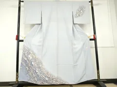 平和屋着物●越後十日町の一流染匠　桐屋・翠山工房　訪問着　辻が花　絞り　暈し染め　やまと誂製　正絹　逸品　未使用　AABL4079csのサムネイル
