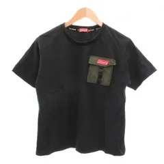 コールマン COLEMAN Tシャツ 150 黒 ブラック 半袖 バックプリント 胸ポケット付き /NU ■GY58のサムネイル