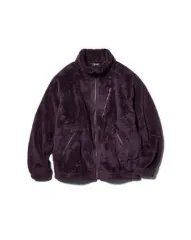 新品 UNIQLO ニードルズ フリース フルジップアップ ジャケット100M パープルのサムネイル
